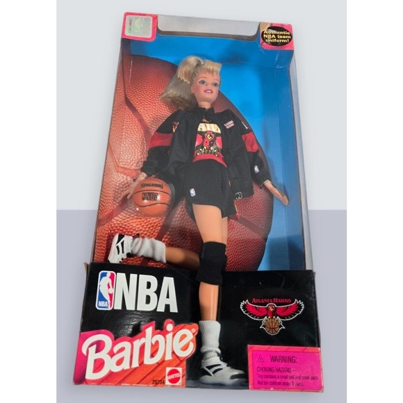 Vintage Barbie NBA Atlanta Hawks Basketball‎ Collectible 1998 Mattel 20734 - Picture 2 of 7